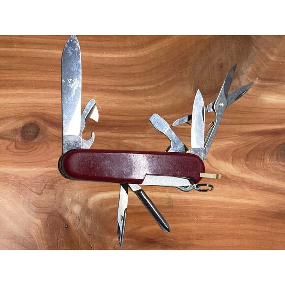 Victorinox Swiss Army Knife Compact Red 91mm Officier Suisse Multi Tool - Picture 4 of 4